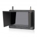 7'' FPV Monitor 1024x600 HDMI Wireless Monitor Dual 5.8 G 32CH Diversity Receivers FPV718B Super Slim