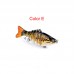 Color Hard Bait Plastic Hard Bait Classic 7 Sections Bait Fish Bionic Bait 10cm 