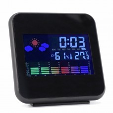 Digital Wireless Color Clock Mini Temperature Weather Station Alarm Forecast Station DG-C15