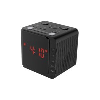 LED Radio Clock Digital AM FM Alarm Large Display USB Dual Snooze Alarm