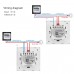 Wall Wifi Switch Remote Touch Switch Smart Light For Alexa Home Kit White Gang 3 