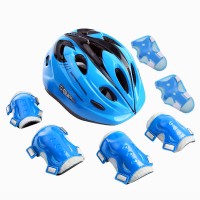 7 PCS Roller Skating Protective Gear Kid Sport Protect Set Balance Bike Sports Helmet