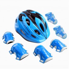 7 PCS Roller Skating Protective Gear Kid Sport Protect Set Balance Bike Sports Helmet