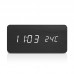 Wooden Voice Clock Digital Temperature Alarm Multifunctional Display HF Office Home Use DG-AC2  