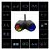 Double Digital Magic Stage LED Light DJ Color LED Pattern Scanning Lamp Flash KTV light