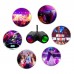 Double Digital Magic Stage LED Light DJ Color LED Pattern Scanning Lamp Flash KTV light