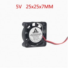 5V Cooling Fan Brushless DC Cooler Fan Printer 2-Pin 4 PCS/SET 25x25x7mm 