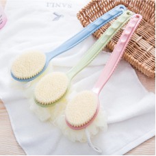 Long Handle Bath Back Brush Body Bath Brush Soft Nylon Back Brush 2 in 1 Rub Back Brush 