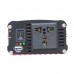 2000W Car Solar Power Inverter DC 12V/24V to AC 110V Modified Sine Wave Auto Identification USB Port