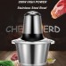Stainless Steel Meat Grinder Meat Chopper Electric Automatic Machine High-quality Household Food Processor 
