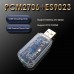 USB DAC External Audio Sound Card PCM2706 + ES9023 Portable Computer USB Phone OTG A3-005