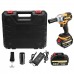 68V 6000mAh Cordless Wrench Electric Impact Wrench Brushless Wrench Tool 2 Batteries 1 Charger 