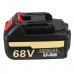 68V 6000mAh Cordless Wrench Electric Impact Wrench Brushless Wrench Tool 2 Batteries 1 Charger 