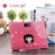 Health Scale Body Weight Scale Back Light Night Vision Home Cartoon Body Scale Electronic Mini