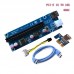 6pcs Pci-e Riser Pcie Extender Pcie 16x Extender PCI-E 1X to 16X Cable 6Pin DC-DC Graphics Card Extension