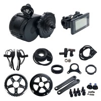 Bafang/8Fun BBS02 36V 500W Mid-Drive Motor E-Bike Conversion Kits With Integrated Controller & C961 LCD Panel