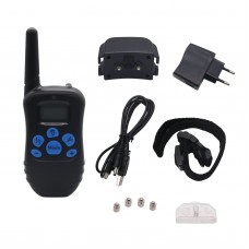 Waterproof Rechargeable Electric Remote Dog Training Collar with Transmitter Control