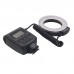 Macro LED Ring Flash Light Speedlight Speedlite for Canon Nikon Sony Hotshoe Olympus Panasonic Pentax GN15     