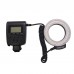 Macro LED Ring Flash Light Speedlight Speedlite for Canon Nikon Sony Hotshoe Olympus Panasonic Pentax GN15     