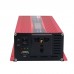 2000W Car Power Inverter DC 24V to AC 220V Solar Power Inverter LCD Display Red 