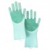 Cleaning Gloves Silicone Scrubber Gloves Dish Washing Pet Grooming Hair Car Insulated Kitchen Helper