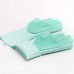 Cleaning Gloves Silicone Scrubber Gloves Dish Washing Pet Grooming Hair Car Insulated Kitchen Helper