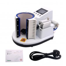 Sublimation Mug Heat Press Machine Pneumatic Auto Type ST-110 Silver White 