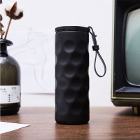 Thermos Water Bottle Stainless Steel 350ml Sleek Thermos Bottle Matt Black 