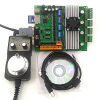 4 Axis CNC Kit USB 4-Axis TB6600 Driver+4pcs Nema23 Stepper Motor+ 1pc Handwheel+1pc Power Supply