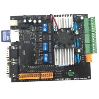 USB CNC 3 Axis Kit 3pcs Nema23 Stepper Motor 57+MDK2 Motor Controller Board+1pc Handwheel+1pc Power