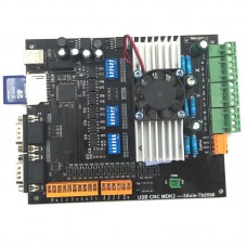 USB CNC 3 Axis Kit 3pcs Nema23 Stepper Motor 57+MDK2 Motor Controller Board+1pc Handwheel+1pc Power