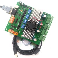 USB MACH3 4 Axis TB6600 Stepper Motor Driver Controller Board 100KHz + USB Cable + CD 