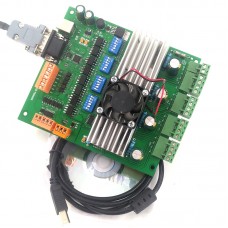 USB MACH3 4 Axis TB6600 Stepper Motor Driver Controller Board 100KHz + USB Cable + CD 