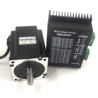Nema 34 Stepper Motor 86STH118-6004A & DMA860H 2 Phase Stepper Motor Driver Kit with Encoder Cable