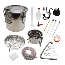 35L Wine Making Kit Brew Kit Alcohol Stainless Steel Water Distiller Household