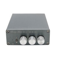 Breeze Audio HIFI Level 2 stereo Digital Power Amplifier TPA3116 Version Material 50WX2  with High Bass Adjustment