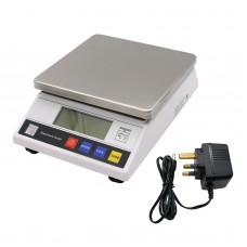 10kg x 0.1g Large Digital Scale Large Food Scale Electronic Food Balance Scale Lab Weigh APTP457A