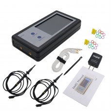 200KHz Digital Oscilloscope 2 Channel Mini Portable Oscilloscope Pocket Sized Touch Panel LCD D602     