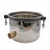 12L Pressure Steam Sterilizer Autoclave (Inner Bucket 8L) Anti-Burning Dual Heating High Pressure 