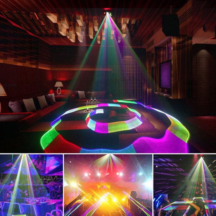 RGB Laser DMX RGB Stage Light 3D Effects DJ Red Green Blue Full TDM