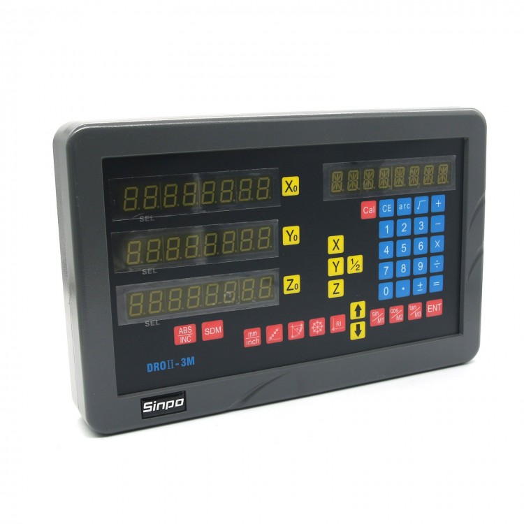 3 Axis Digital Readout DROⅡ3M for Milling Machine Free Shipping