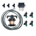 Agriculture Drone Spray System(Screws Fixed) Water Pump + Nozzles + Step-Down Module + Pipes Set 