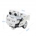 Programmable Robot Kit Smart Robot Car Unfinished For Scratch Compatible with Arduino Qbot Pro           