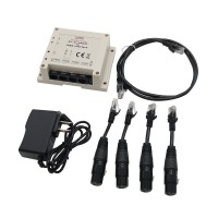 E1.31(sACN) to DMX Interface Bridge Controller 4 DMX512 Universes Output for Madrix MagicQ