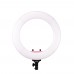 18 inch LED Ring Light Dimmable SMD 48W 3200K-5600K Bi-Color Video Light w/Phone Holder Makeup Mirror CRI 95+   