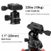 TM2515T DSLR Camera Tripod Professional Horizontal Aluminum Tripod for Canon Nikon DSLR Camera    