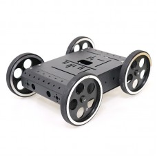 4WD Smart Robot Car Chassis Kit for Arduino Aluminum Alloy 95mm Wheels + 12V High-Power Motors C3         