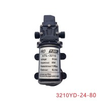 DC24V 80W 6L/min Micro Diaphragm Pump Pressure Switch for Agriculture Car Washing 3210YD-24-80