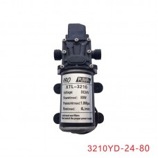 DC24V 80W 6L/min Micro Diaphragm Pump Pressure Switch for Agriculture Car Washing 3210YD-24-80