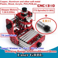 CNC Metal Engraving Machine CNC Milling Machine CNC Router for Copper Aluminum  (with 2500mW Laser)   